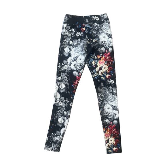 Abercrombie & Fitch Floral Neoprene Scuba Pull-on Pants Leggings XS - Picture 2 of 4